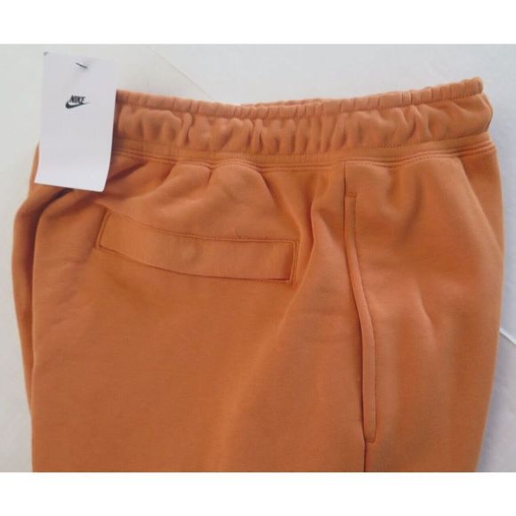 Nike DD6001 808 Men's Sz L Hot Curry Sportswear Swoosh Semi-Brushed Back Joggers - Picture 5 of 12